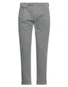 Michael Coal Man Pants Grey Size 40 Cotton, Elastane In Grey