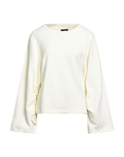 G-star Raw Woman Sweatshirt Light Yellow Size S Cotton