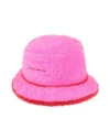 Jacquemus Woman Hat Fuchsia Size 6 ⅞ Polyamide, Elastane In Pink