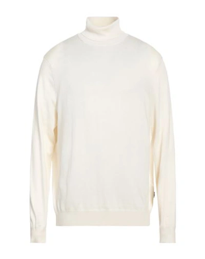 Only & Sons Man Turtleneck Off White Size Xxl Livaeco By Birla Cellulose, Polyester