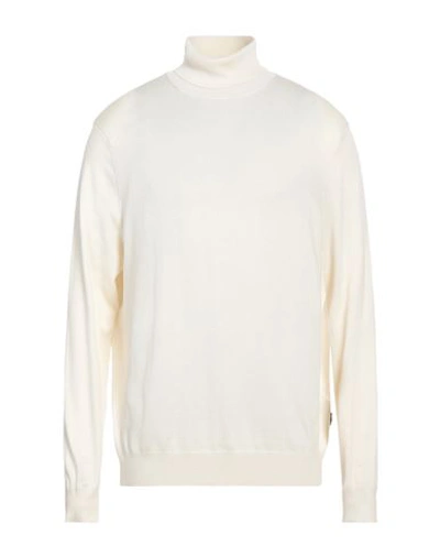 Only & Sons Man Turtleneck Off White Size Xxl Livaeco By Birla Cellulose, Polyester In Off White