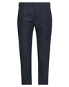 Paul Miranda Man Pants Midnight Blue Size 36 Cotton, Wool, Polyamide, Silk