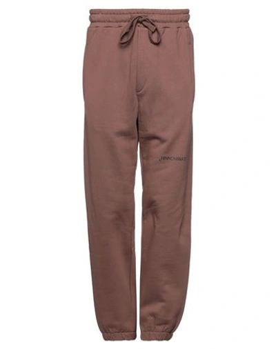 Hinnominate Man Pants Brown Size S Cotton