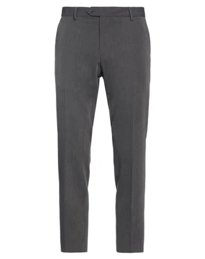 Massimo Brunelli Man Pants Lead Size 34 Polyester, Viscose, Elastane In Grey