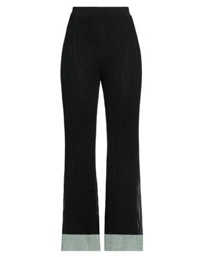 M Missoni Woman Pants Black Size 8 Viscose, Polyester, Polyamide
