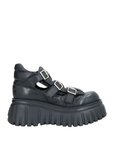 Aniye By Woman Ankle Boots Black Size 8 Soft Leather