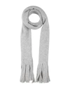 ALPHA STUDIO ALPHA STUDIO WOMAN SCARF LIGHT GREY SIZE - POLYAMIDE, ALPACA WOOL, ACRYLIC