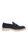 Hundred 100 Man Loafers Navy Blue Size 12 Soft Leather