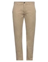 Department 5 Man Pants Beige Size 35 Cotton, Modal, Elastane