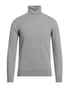 Alpha Studio Man Turtleneck Grey Size 46 Geelong Wool
