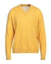 Amish Man Sweater Marigold Size L Acrylic, Mohair Wool, Polyamide In Purple
