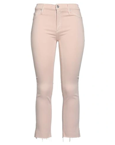 Black Orchid Woman Jeans Blush Size 30 Viscose, Cotton, Lyocell, Polyester, Elastane In Pink