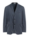 Boglioli Man Blazer Midnight Blue Size 46 Lyocell, Cotton, Elastane