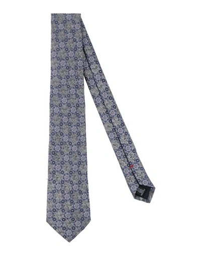 Fiorio Man Ties & Bow Ties Light Grey Size - Silk