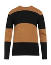 Sseinse Man Sweater Camel Size Xl Acrylic, Polyamide, Wool In Beige