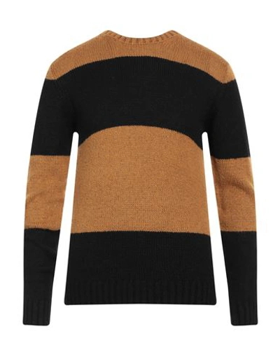 Sseinse Man Sweater Camel Size Xl Acrylic, Polyamide, Wool In Beige