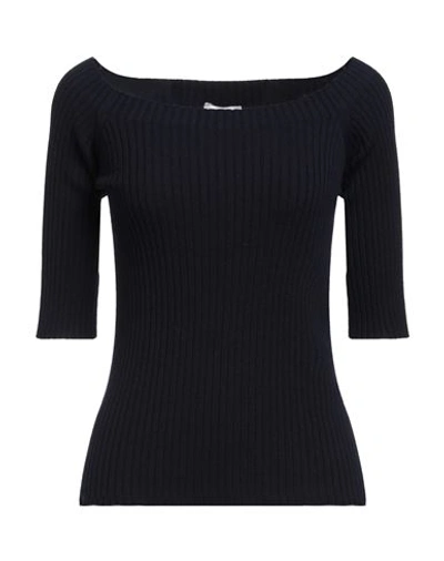 Chloé Woman Sweater Navy Blue Size M Wool, Cashmere