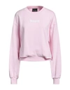 Disclaimer Woman Sweatshirt Light Pink Size L Cotton