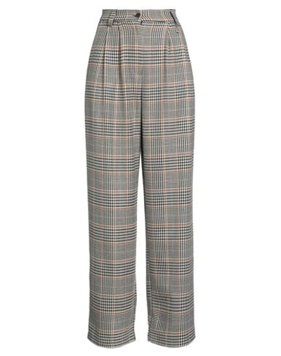 Berna Woman Pants Brown Size 10 Polyester, Viscose, Elastane