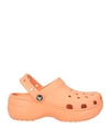 Crocs Woman Mules & Clogs Apricot Size 6 Eva (ethylene - Vinyl - Acetate) In Orange