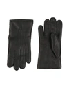 Parajumpers Man Gloves Black Size M Sheepskin, Lambskin