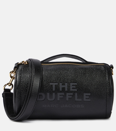 Marc Jacobs The Duffle Leather Shoulder Bag In Black