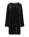 Aspesi Woman Mini Dress Lead Size 8 Viscose, Silk In Grey