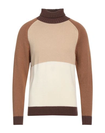 Sseinse Man Turtleneck Beige Size Xl Acrylic, Merino Wool