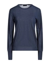 Roberto Collina Woman Sweater Navy Blue Size M Merino Wool