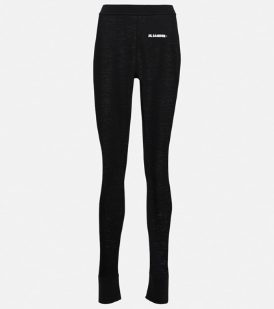 Jil Sander Leggings In Black