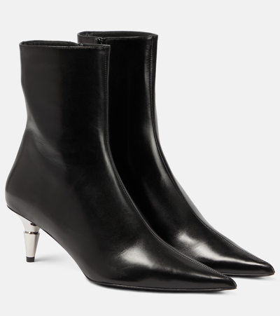 Proenza Schouler Spike Pointed-toe Ankle Boots In Black
