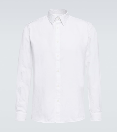 Sunspel Cotton Shirt In White