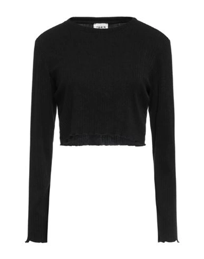 Berna Woman Sweater Black Size M Viscose, Polyamide, Polyester In Black
