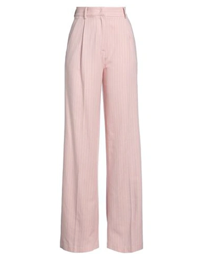 Pinko Woman Pants Pink Size 2 Cotton, Viscose, Polyester