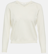 The Row Corin Silk-blend Sweater In White