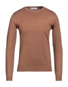 Hamaki-ho Man Sweater Brown Size Xl Viscose, Nylon