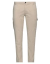 Yan Simmon Man Pants Beige Size 40 Cotton, Modal, Elastane In Beige