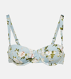 ERDEM CHUN FLORAL BIKINI TOP