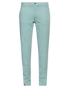 Mason's Man Pants Turquoise Size 38 Cotton, Lyocell, Elastane In Blue