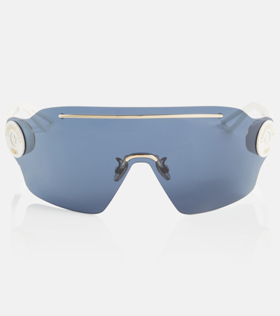 Dior Pacific M1u Shield Sunglasses In Blue