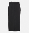 CO WOOL-BLEND PENCIL SKIRT