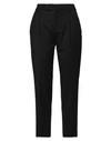 Pt Torino Woman Pants Black Size 6 Virgin Wool, Elastane In Black