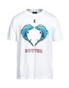 Botter Dolphin Print Cotton Jersey T-shirt In White