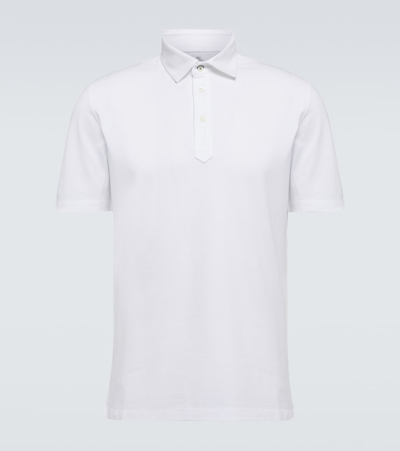 Brunello Cucinelli Cotton Polo T-shirt In White