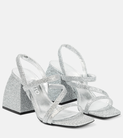 Nodaleto Bulla Gemini Mary Jane Sandals In Silver