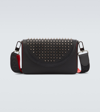 Christian Louboutin Explorafunk Leather Wallet On Chain In Black