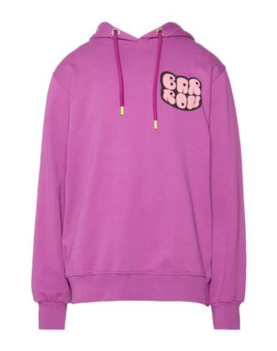 Barrow Man Sweatshirt Mauve Size S Cotton In Purple