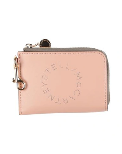 Stella Mccartney Woman Document Holder Blush Size - Textile Fibers In Pink