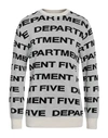 Department Five Department 5 Man Sweater White Size L Wool, Acrylic