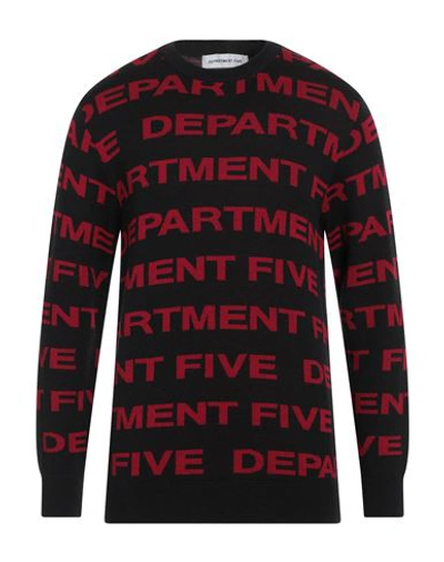 Department Five Department 5 Man Sweater Black Size Xl Wool, Acrylic